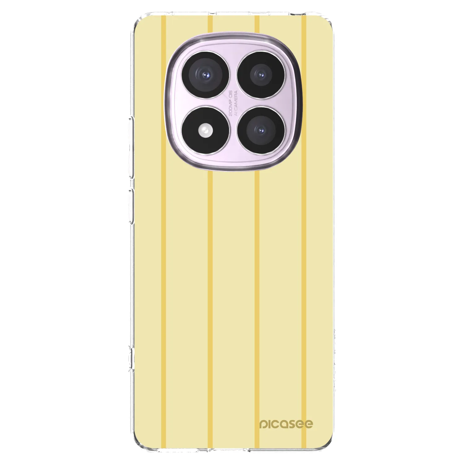 Picasee silikonska prozirna maskica za Xiaomi Redmi Note 14 Pro 5G - Liquid sunshine
