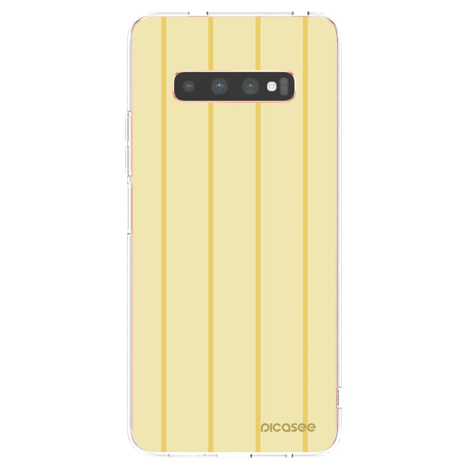 Picasee silikonska prozirna maskica za Samsung Galaxy S10 Plus G975 - Liquid sunshine