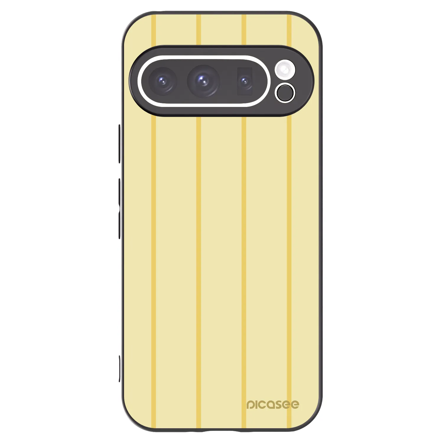 Picasee crna silikonska maskica za Google Pixel 9 Pro - Liquid sunshine