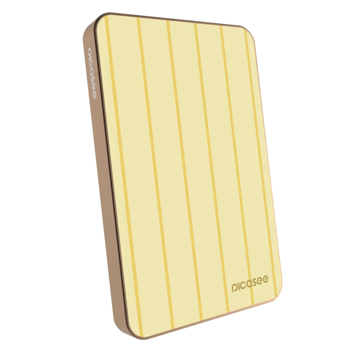 Picasee Prijenosni punjač s MagSafe 5 000 mAh Zlatni - Liquid sunshine
