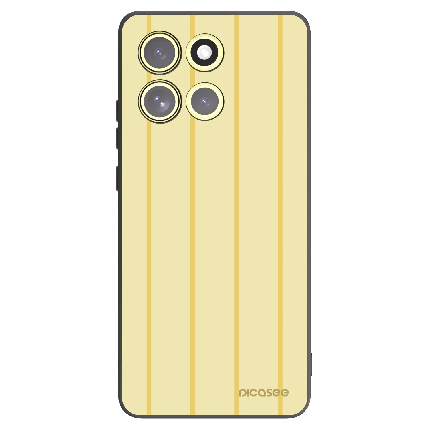 Picasee crna silikonska maskica za Motorola Moto G86 Power 5G - Liquid sunshine