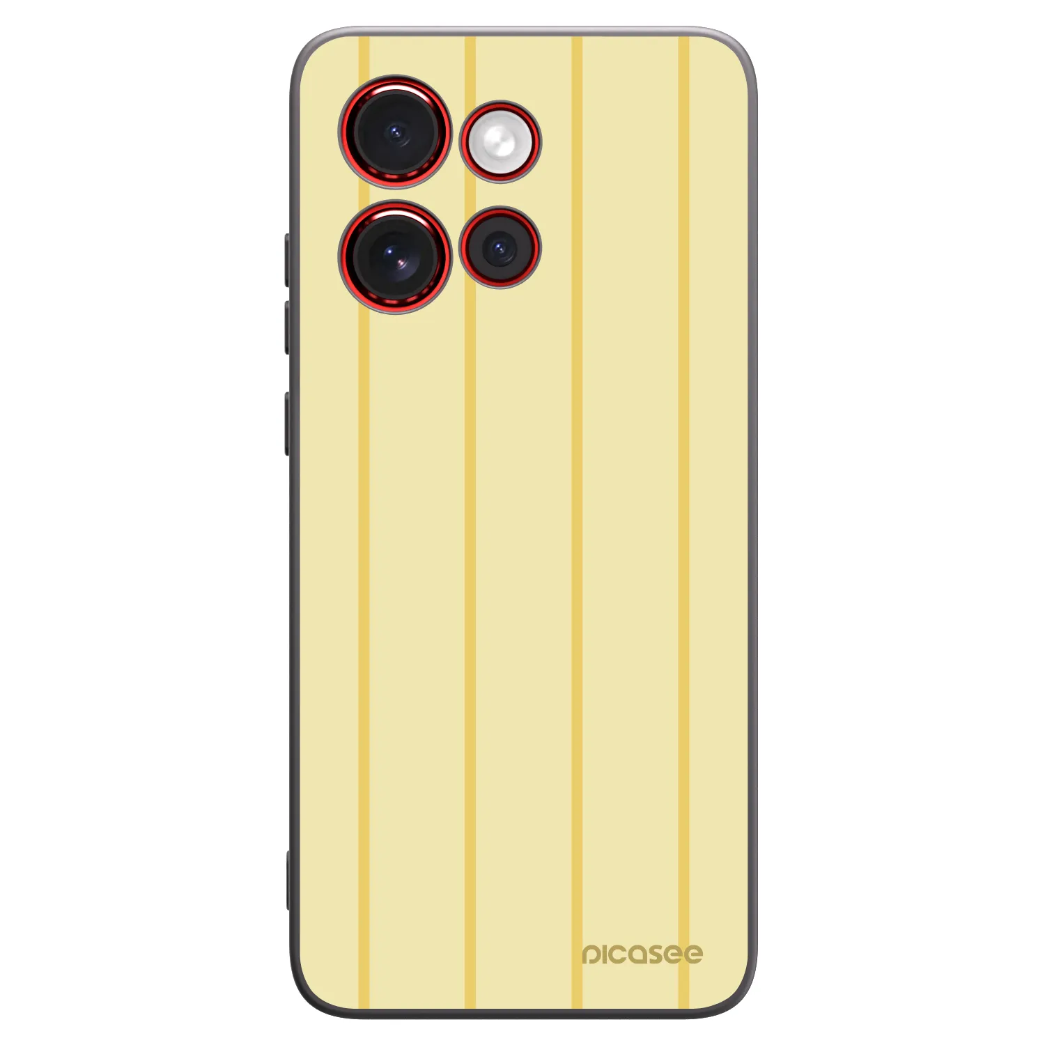 Picasee crna silikonska maskica za Motorola Edge 60 Neo 5G - Liquid sunshine