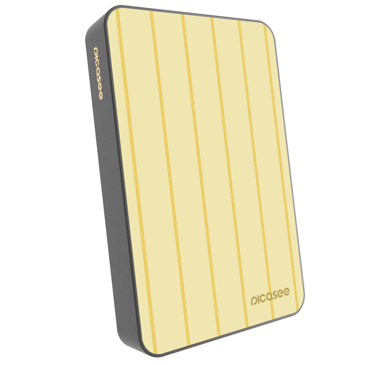 Picasee Prijenosni punjač s MagSafe 10 000 mAh Sivo - Liquid sunshine