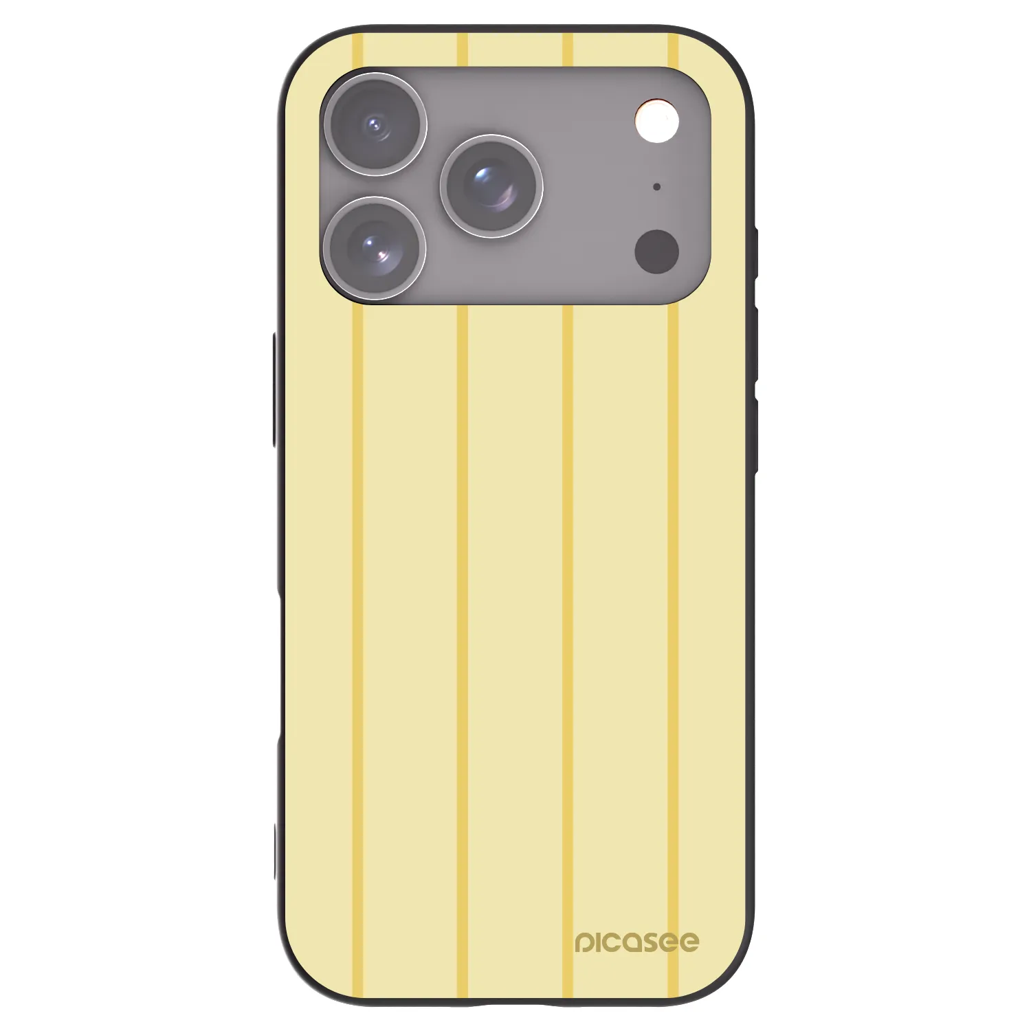 Picasee crna silikonska maskica za Apple iPhone 18 Pro - Liquid sunshine