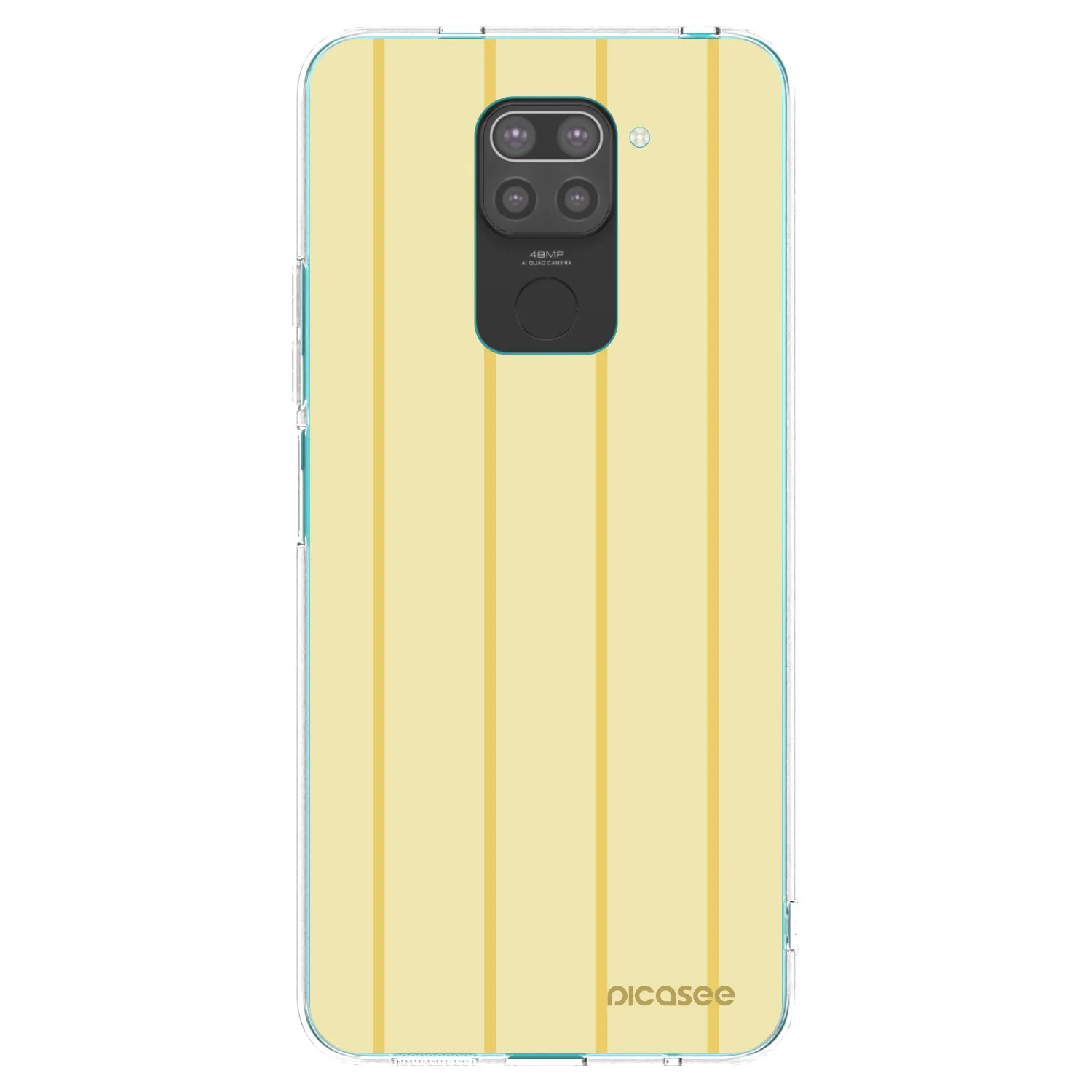 Picasee crna silikonska maskica za Xiaomi Redmi Note 9 - Liquid sunshine