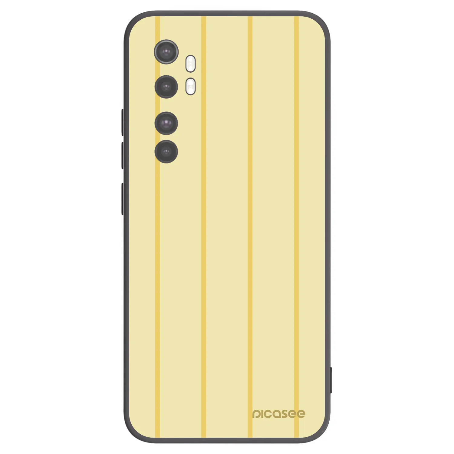 Picasee crna silikonska maskica za Xiaomi Mi Note 10 Lite - Liquid sunshine