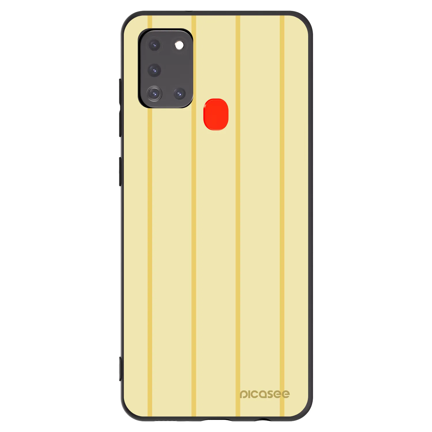 Picasee crna silikonska maskica za Samsung Galaxy A21s - Liquid sunshine