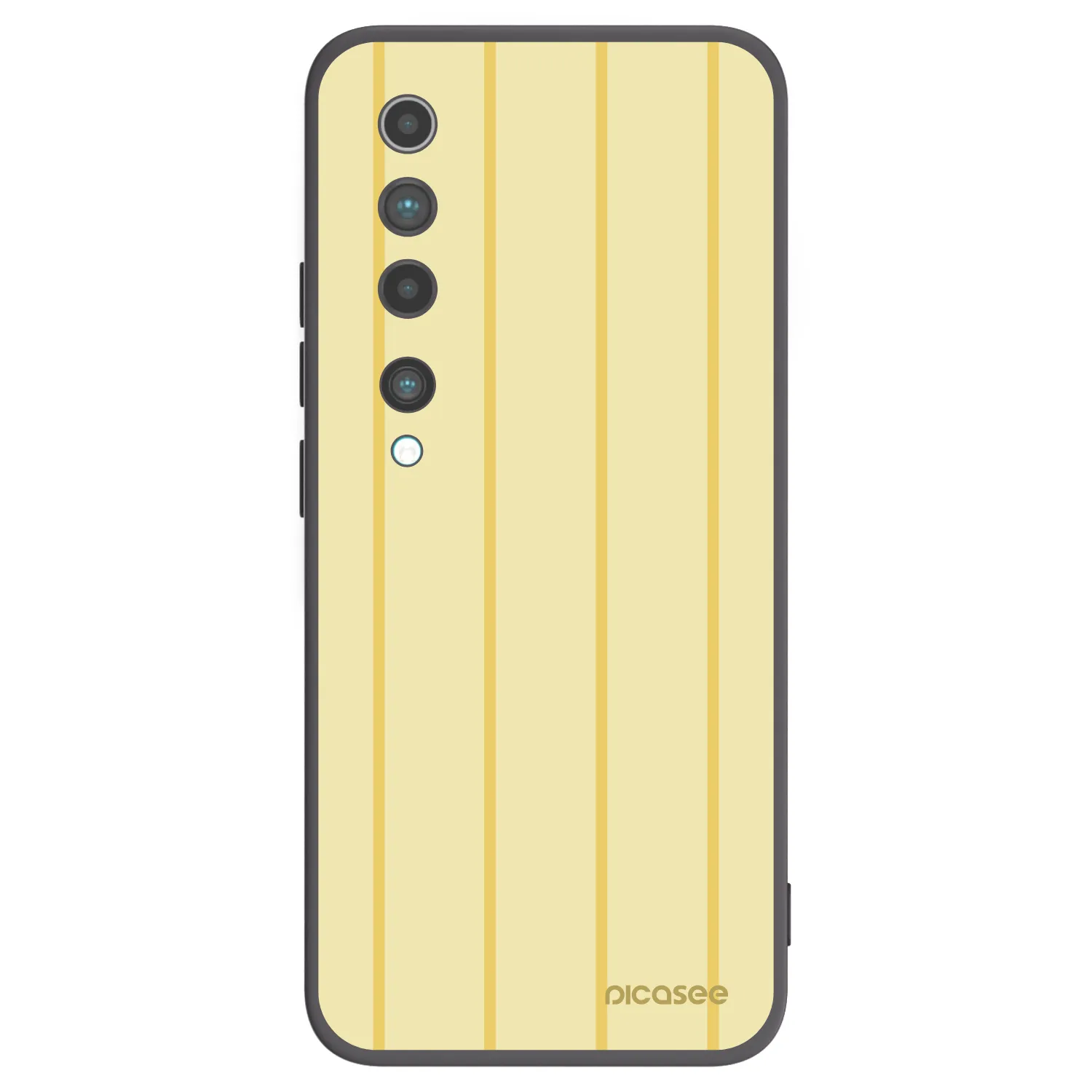 Picasee crna silikonska maskica za Xiaomi Mi 10 - Liquid sunshine