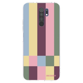 Picasee silikonska prozirna maskica za Xiaomi Redmi 9 - Lobby tiles