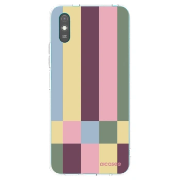 Picasee silikonska prozirna maskica za Xiaomi Redmi 9A - Lobby tiles