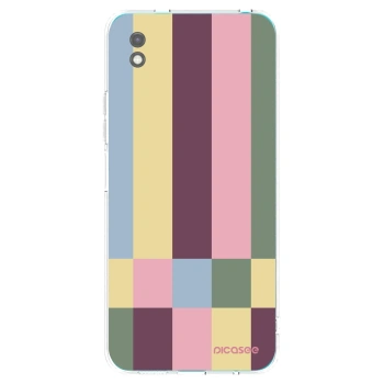 Picasee crna silikonska maskica za Xiaomi Redmi 9A - Lobby tiles