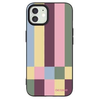 Picasee crna silikonska maskica za Apple iPhone 12 - Lobby tiles