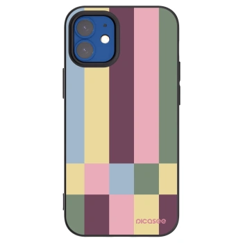 Picasee crna silikonska maskica za Apple iPhone 12 mini - Lobby tiles