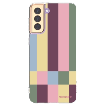 Picasee silikonska prozirna maskica za Samsung Galaxy S21+ 5G G996F - Lobby tiles