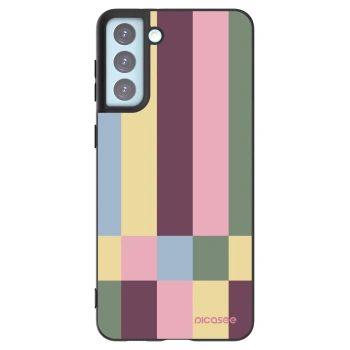 Picasee crna silikonska maskica za Samsung Galaxy S21+ 5G G996F - Lobby tiles