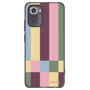 Picasee crna silikonska maskica za Xiaomi Redmi Note 10 - Lobby tiles