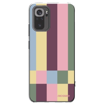 Picasee silikonska prozirna maskica za Xiaomi Redmi Note 10S - Lobby tiles