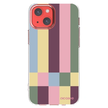 Picasee silikonska prozirna maskica za Apple iPhone 13 mini - Lobby tiles