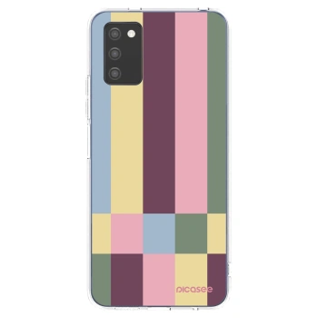 Picasee silikonska prozirna maskica za Samsung Galaxy A02s A025G - Lobby tiles