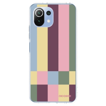 Picasee silikonska prozirna maskica za Xiaomi 11 Lite 5G NE - Lobby tiles