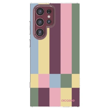 Picasee silikonska prozirna maskica za Samsung Galaxy S22 Ultra 5G - Lobby tiles