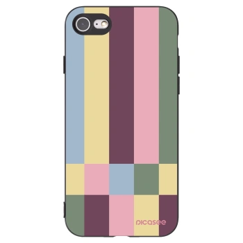 Picasee crna silikonska maskica za Apple iPhone SE 2022 - Lobby tiles