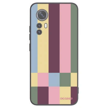 Picasee crna silikonska maskica za Xiaomi 12 - Lobby tiles