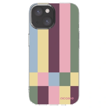 Picasee silikonska prozirna maskica za Apple iPhone 15 - Lobby tiles