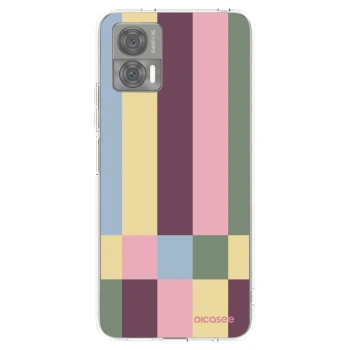 Picasee silikonska prozirna maskica za Motorola Edge 30 Neo - Lobby tiles