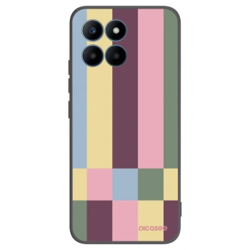 Picasee crna silikonska maskica za Honor 70 Lite - Lobby tiles