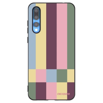 Picasee crna silikonska maskica za Huawei P20 Pro - Lobby tiles