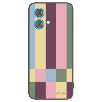 Picasee crna silikonska maskica za Motorola Edge 40 Neo - Lobby tiles