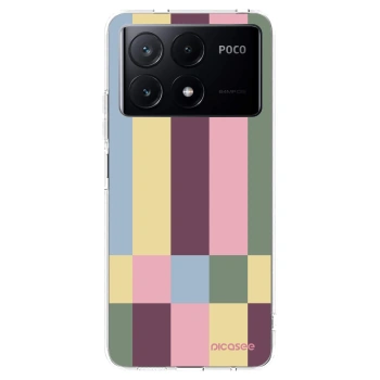 Picasee silikonska prozirna maskica za Xiaomi Poco X6 Pro - Lobby tiles