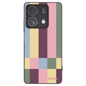 Picasee crna silikonska maskica za Xiaomi Redmi Note 13 Pro 4G - Lobby tiles
