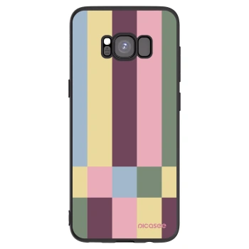 Picasee crna silikonska maskica za Samsung Galaxy S8 G950F - Lobby tiles