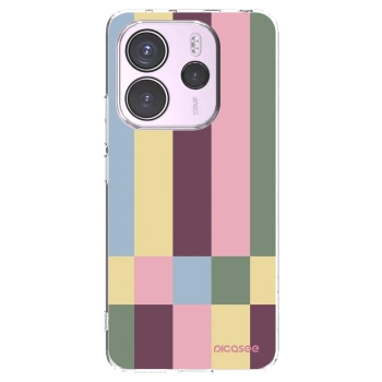 Picasee silikonska prozirna maskica za Xiaomi Redmi Note 14 4G - Lobby tiles