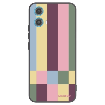 Picasee crna silikonska maskica za Motorola Moto G34 5G - Lobby tiles