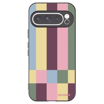 Picasee crna silikonska maskica za Google Pixel 9 Pro - Lobby tiles