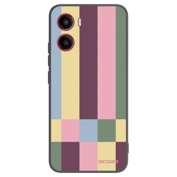 Picasee crna silikonska maskica za Motorola Moto G05 - Lobby tiles
