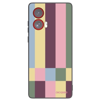 Picasee crna silikonska maskica za Motorola Edge 50 Fusion - Lobby tiles