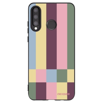 Picasee crna silikonska maskica za Huawei P30 Lite - Lobby tiles