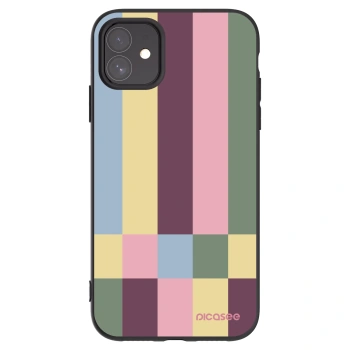 Picasee crna silikonska maskica za Apple iPhone 11 - Lobby tiles