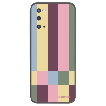 Picasee crna silikonska maskica za Samsung Galaxy S20 G980F - Lobby tiles