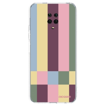 Picasee silikonska prozirna maskica za Xiaomi Redmi Note 9 Pro - Lobby tiles