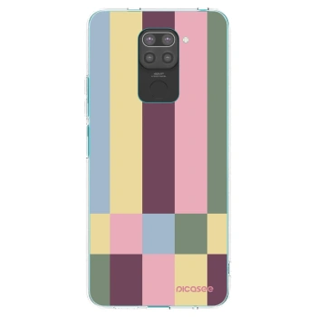 Picasee crna silikonska maskica za Xiaomi Redmi Note 9 - Lobby tiles