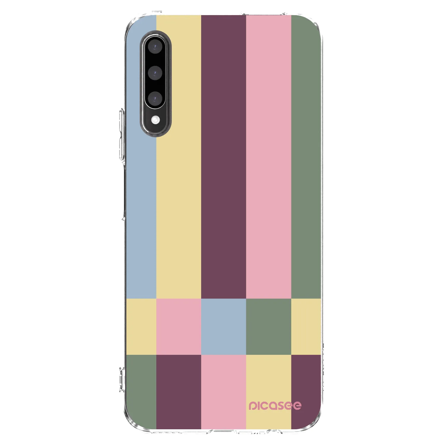 Picasee silikonska prozirna maskica za Honor 9X Pro - Lobby tiles
