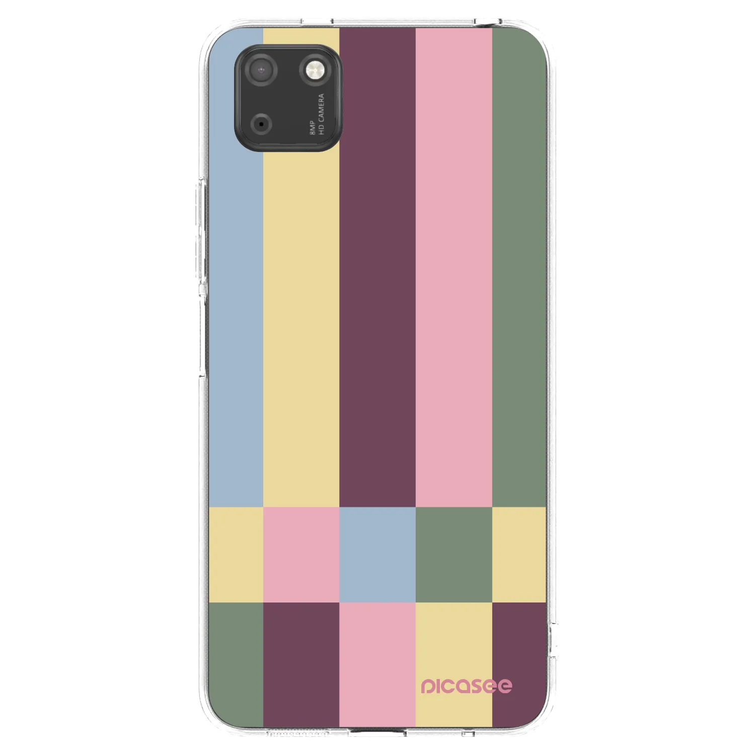 Picasee silikonska prozirna maskica za Huawei Y5P - Lobby tiles