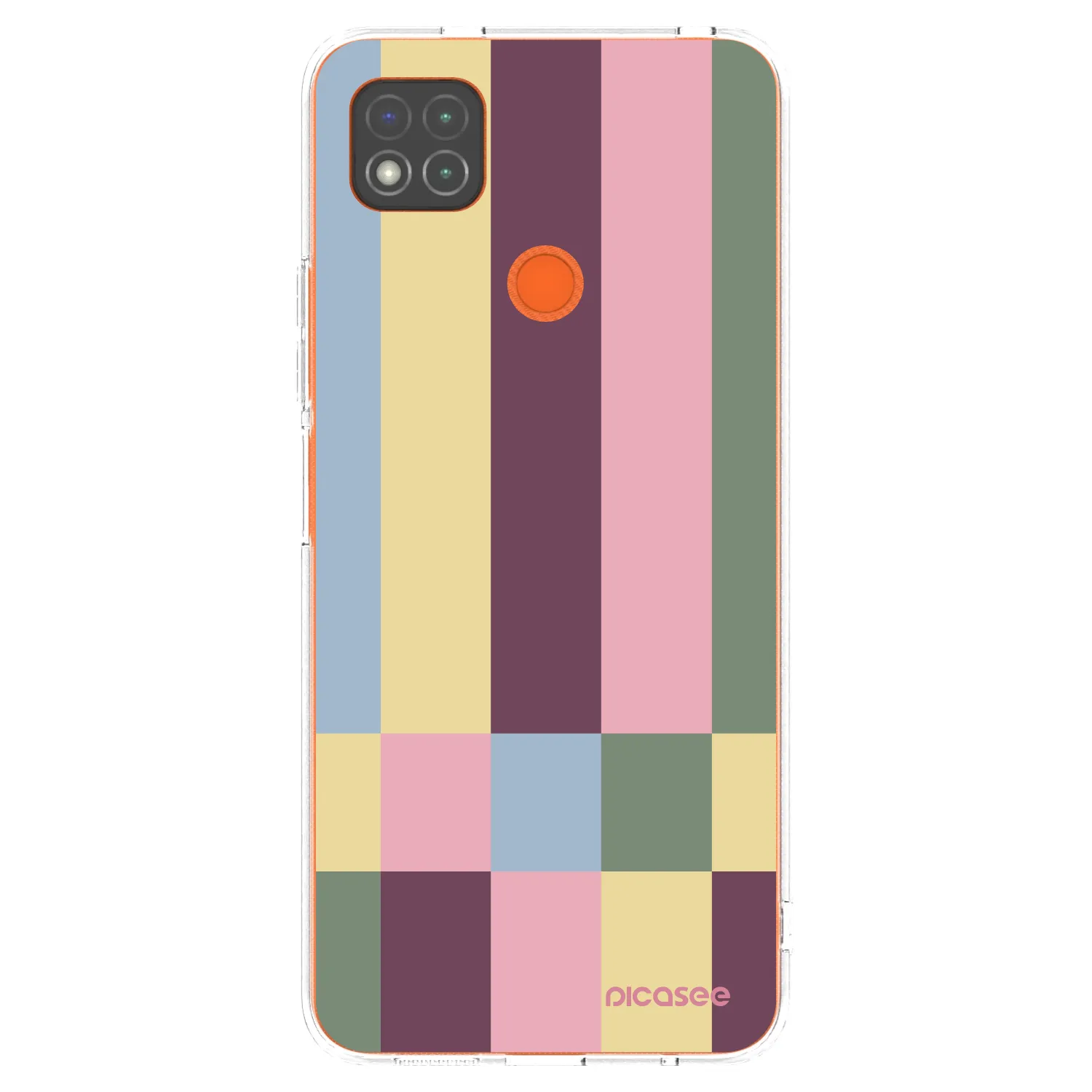 Picasee silikonska prozirna maskica za Xiaomi Redmi 9C - Lobby tiles