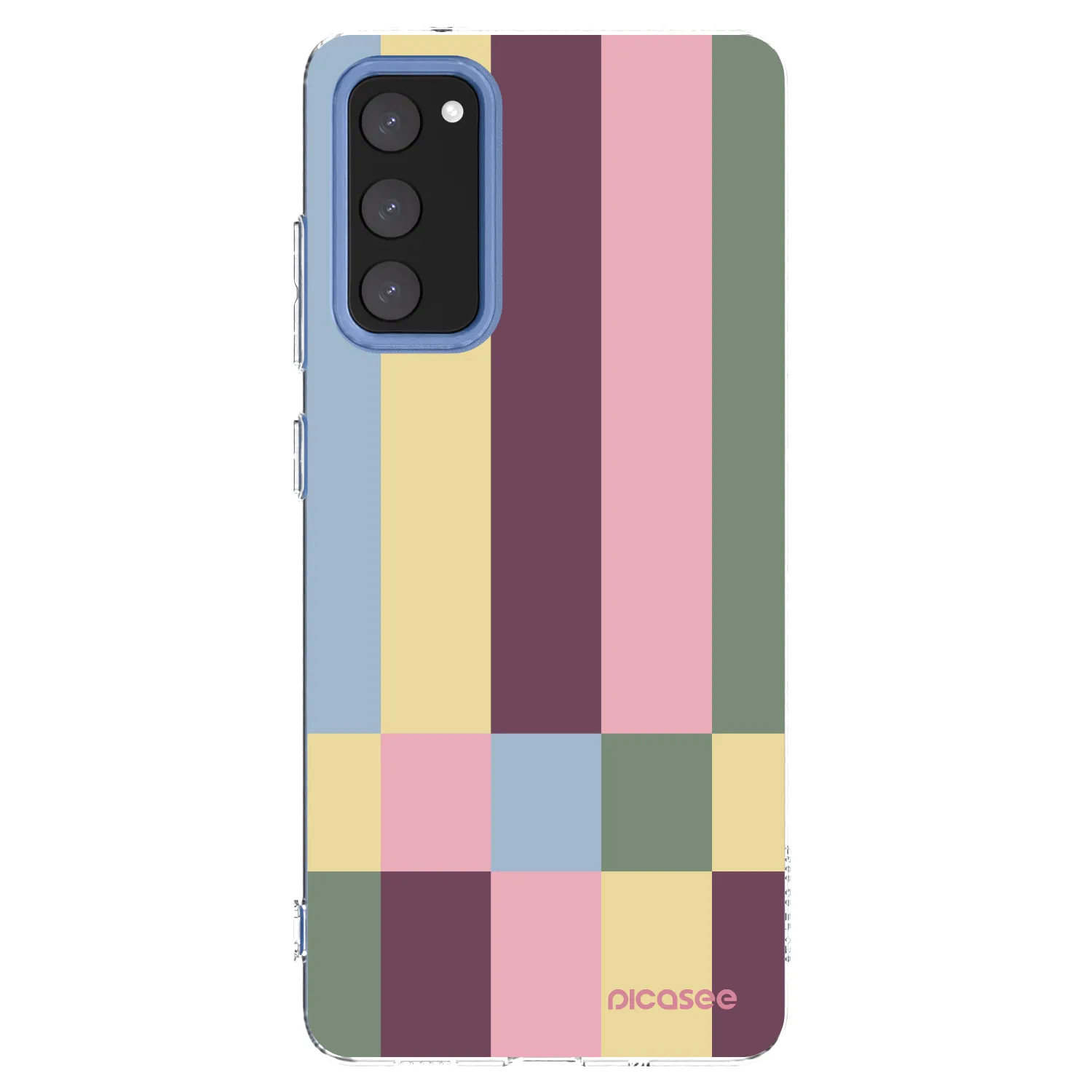 Picasee silikonska prozirna maskica za Samsung Galaxy S20 FE - Lobby tiles