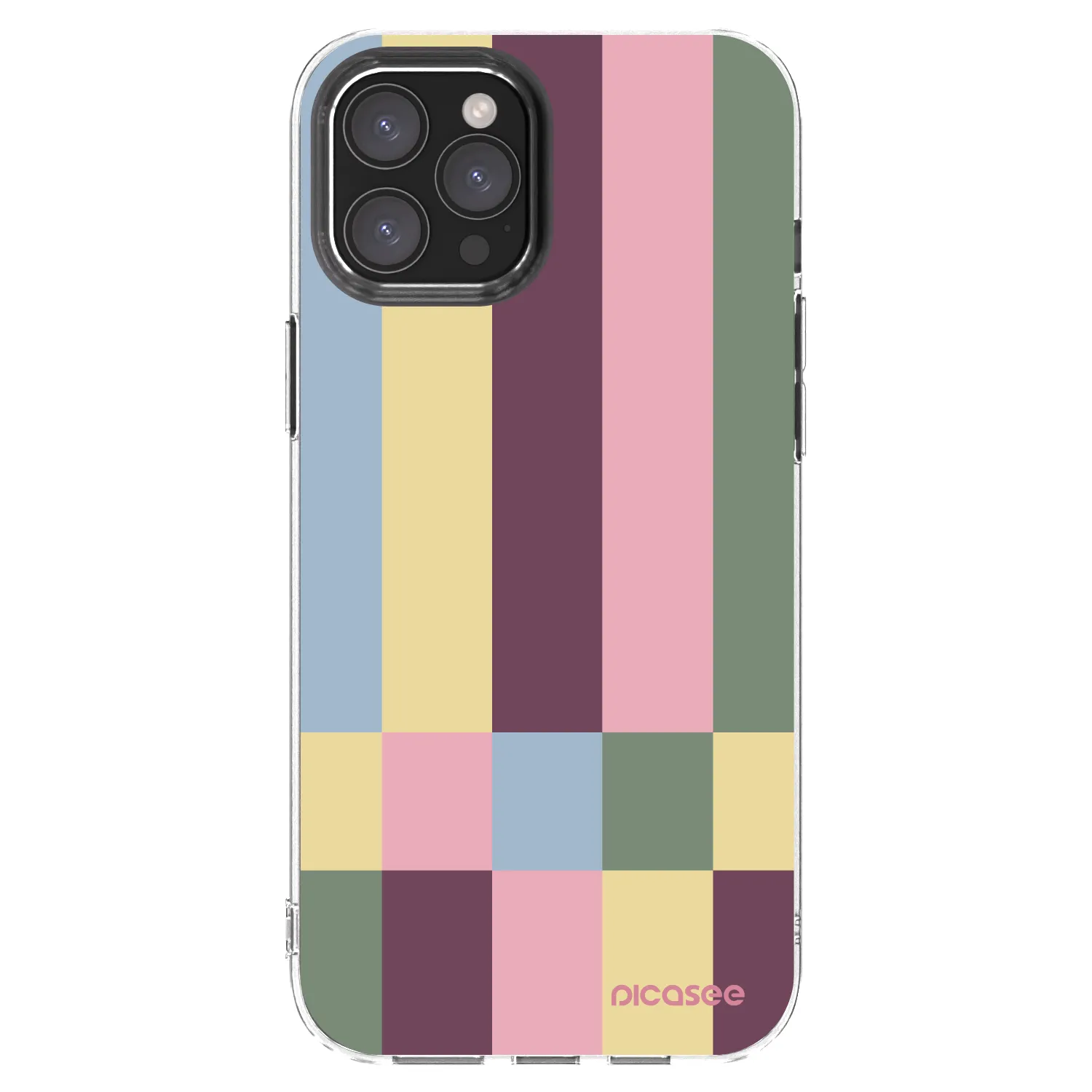 Picasee silikonska prozirna maskica za Apple iPhone 12 Pro Max - Lobby tiles